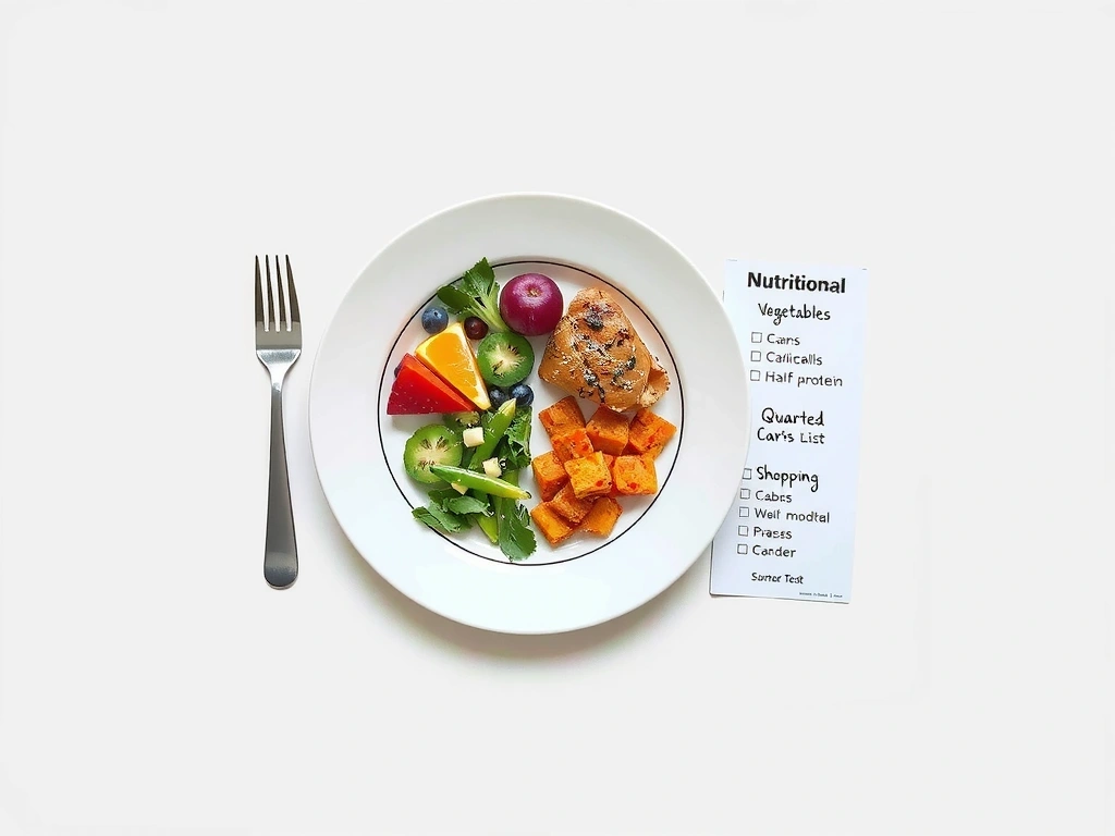 Model talíře a nákupní seznam